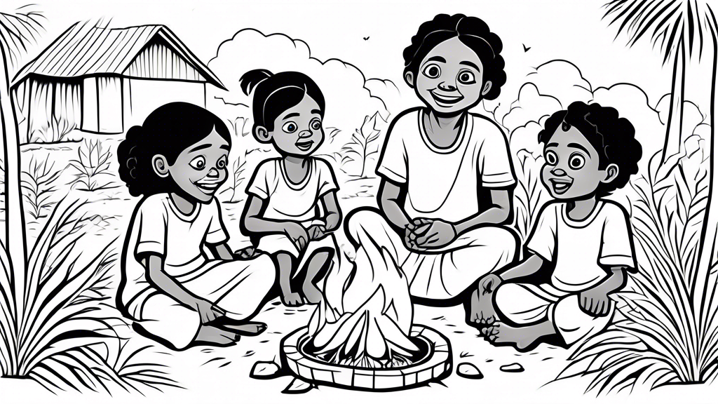 images/it_was_nighttime_in_the_village_of_loilubo__east_timor__the_old_mambae_storyteller__apodeti__lit_a_fire_in_the_center_of_the_village_and_people_gathered_around_him__among_them_were_two_young_mambae_children__leti_and_na_i__image_1_20240813.png